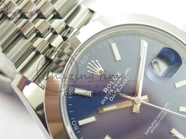 Bracelet 126330 Blue SS VS3235 1:1 Dial VSF on Edition Jubilee Best 904L DateJust 41 1121